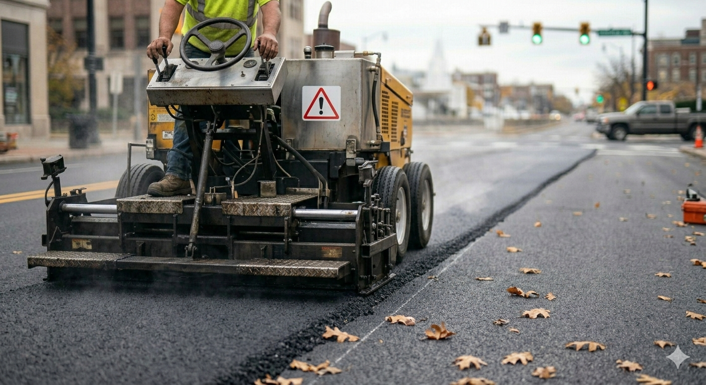 Asphalt repair work in Buffalo NY