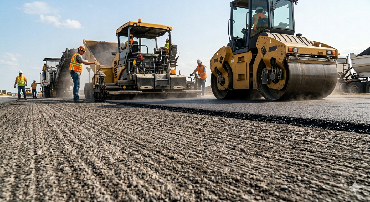 Asphalt repair work in Buffalo NY